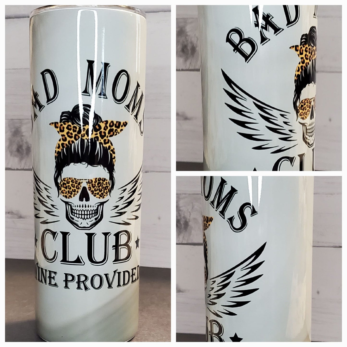 20oz Stainless Steel Tumbler - Bad Moms Club